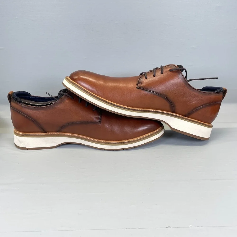 Cole Haan Grand 360 Shoes Mens Size 13 M Brown Leather Comfort Casual Sneakers